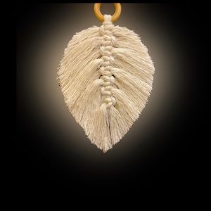 Macrame Feather Wall Hanger